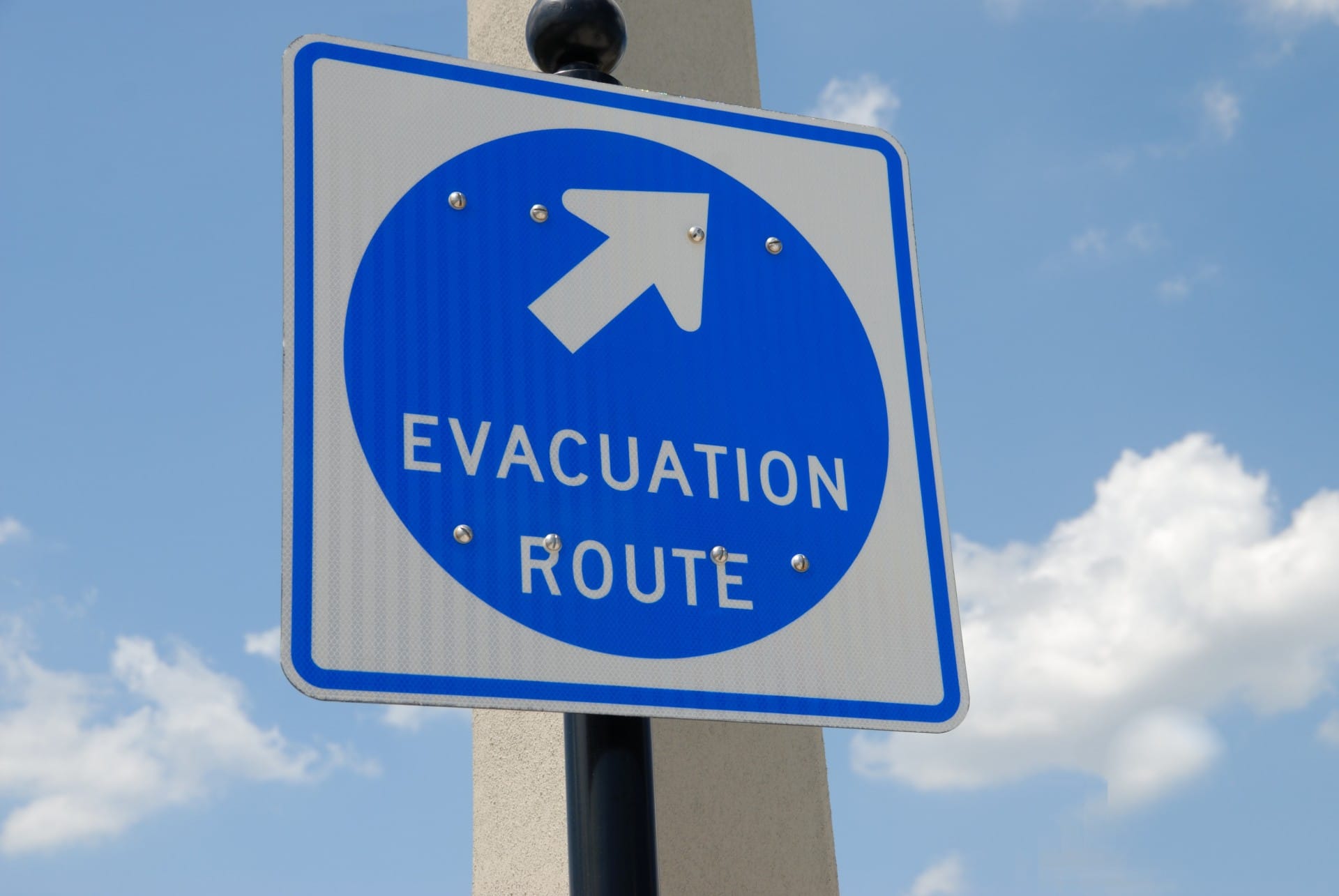 Señal de ruta de evacuación