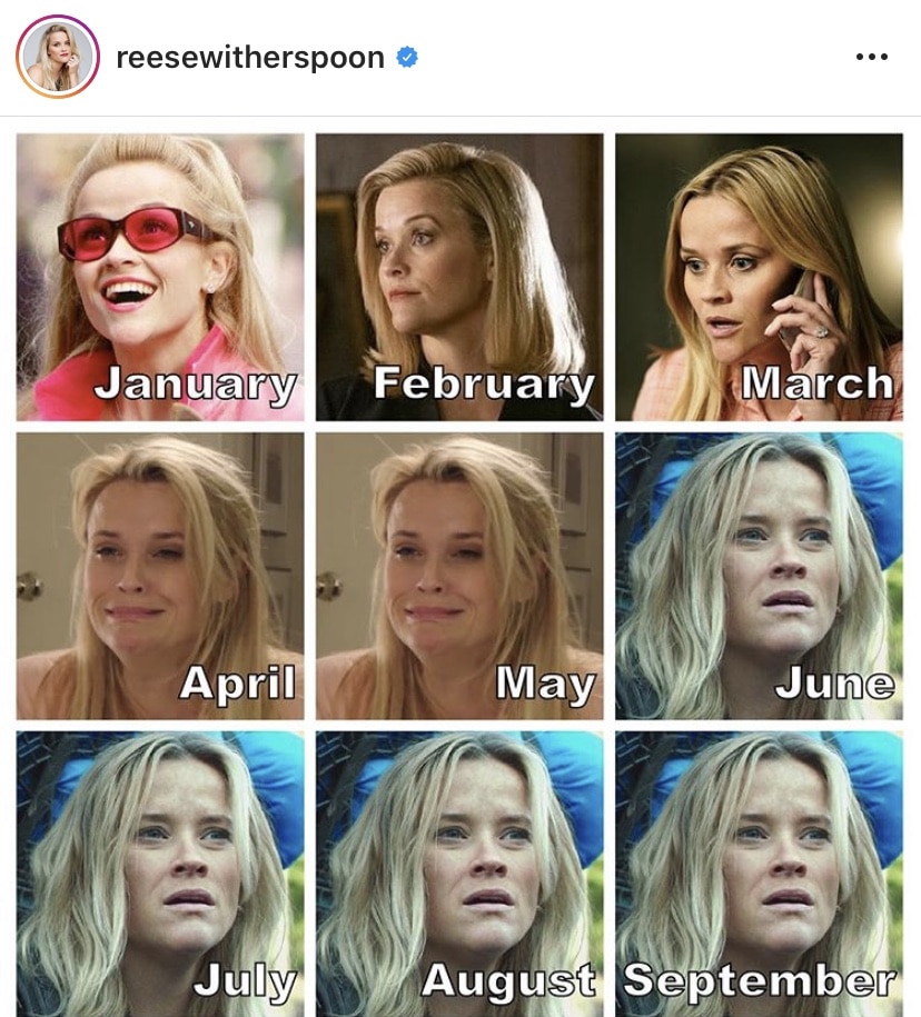 Reese Whitherspoon hace viral su nuevo reto de Instagram