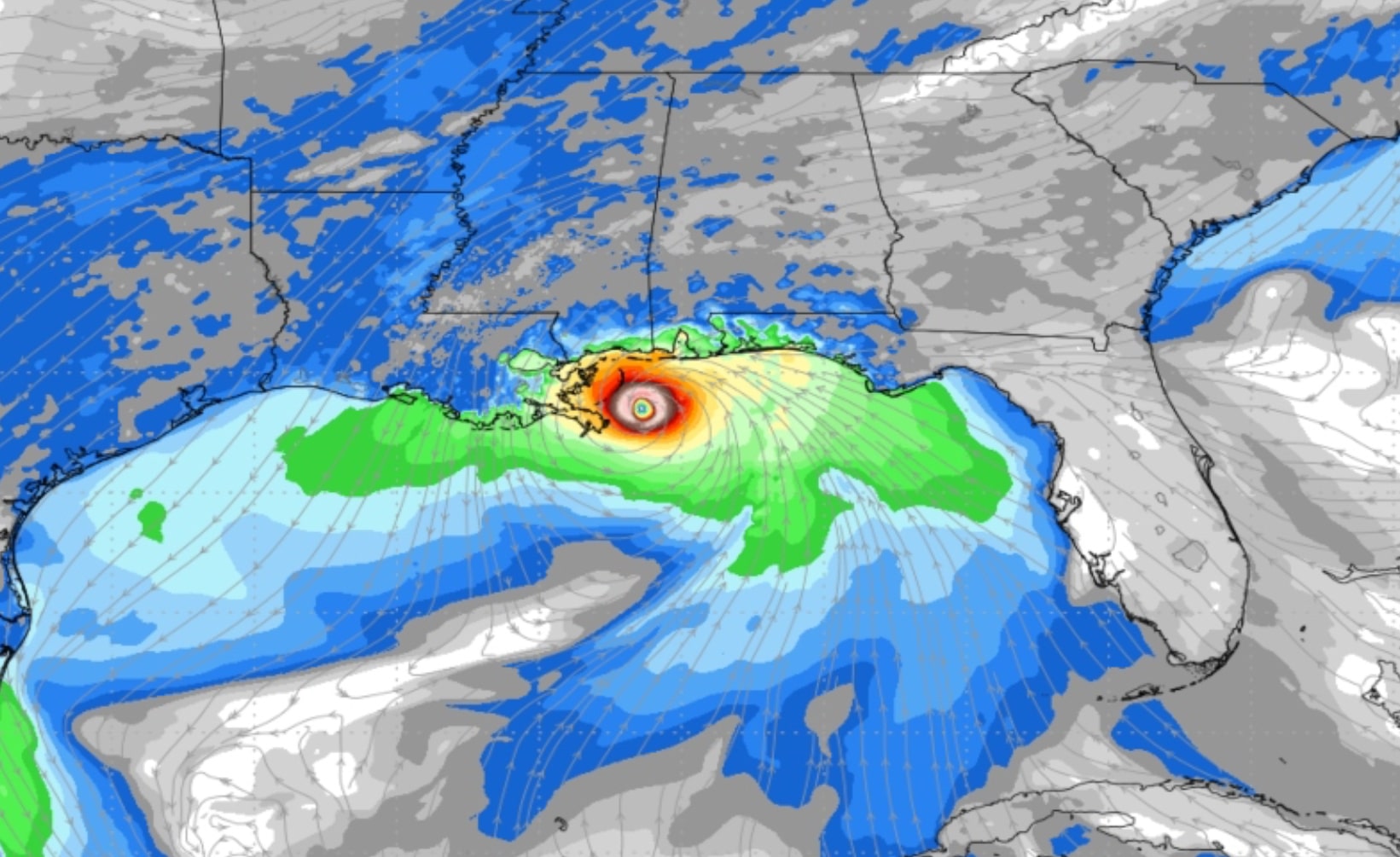 Tormenta Sally en Golfo de México