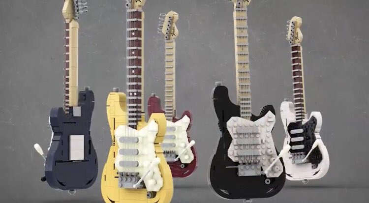 Lego Lanzará colección de Fender Stratocaster