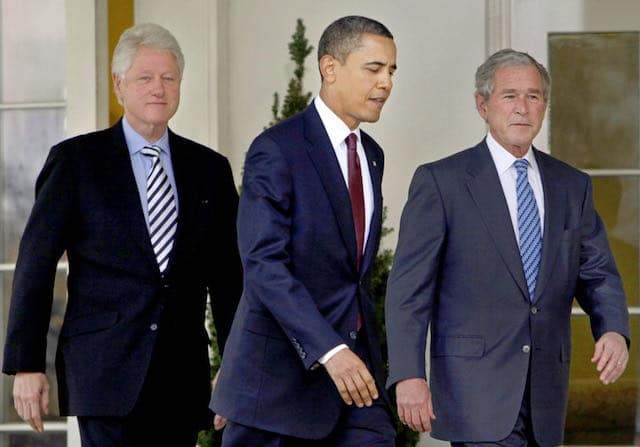 Ex-presidentes Obama, Bush y Clinton tomarán vacuna COVID-19