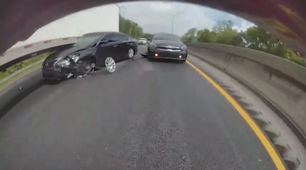 Tesla accidente video