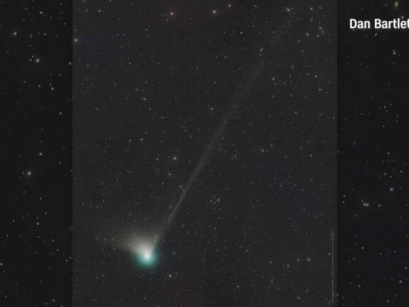 El cometa verde estará muy cerca del sol el día 12 y el 13 de enero. Mientras que los días 1 y 2 de febrero estará más cerca de la Tierra.
