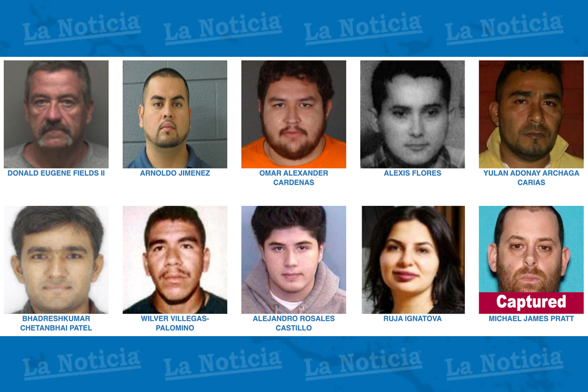 Aumenta recompensa por 10 más buscados del FBI; uno es de Carolina del Norte